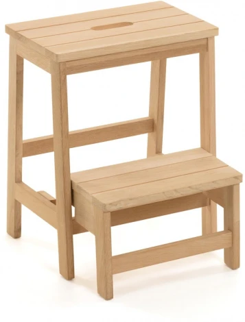 Табурет La Forma (ex Julia Grup) Nell (Белый/ Береза,Дерево,Дуб)