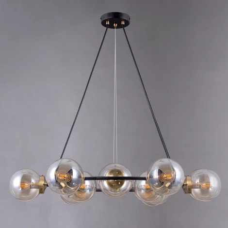 Подвесная люстра Citilux Планета CL105195 (220V, на тросе, шарики, молекулы)