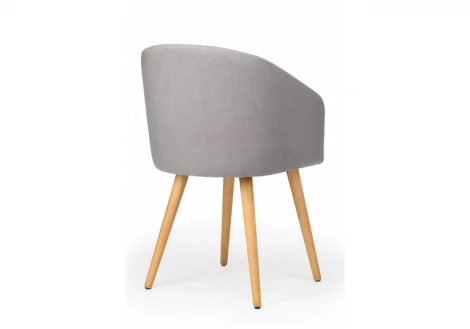 Стул деревянный Монер темно-серый (glory 20) / светлое дерево 632659