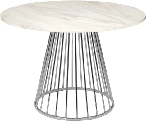 Стол Bradexhome Liverpool 100см, хромированные ножки