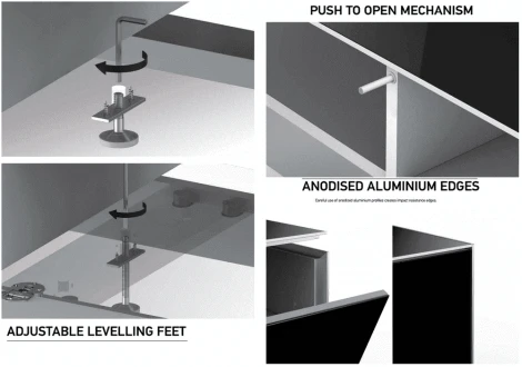 Тумба под телевизор Sonorous EX290 black