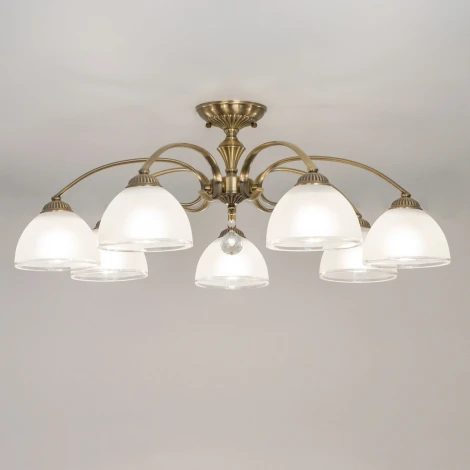 Потолочная люстра на штанге Citilux Франческа CL417173 (220V, хрусталь, подвески)