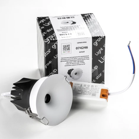 Встраиваемый потолочный светильник Lightstar Spira 074246 (LED, 220V, круглые)