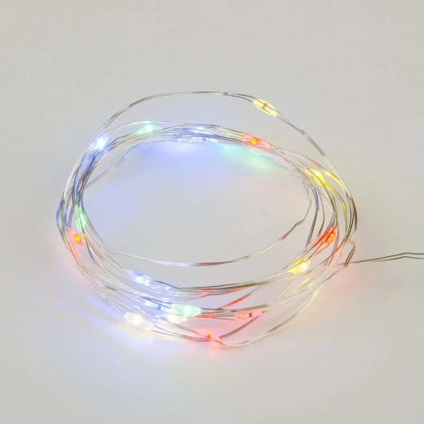 Гирлянда Uniel ULD-S0200-020/DTB/3AA/RC RGB IP20 DEW