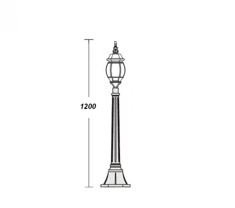 Наземный фонарь Oasis Light America S Bg 83407S