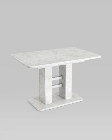 Стол раскладной 120-160*80 бетон/алюминий Stool Group Elephant УТ000034854