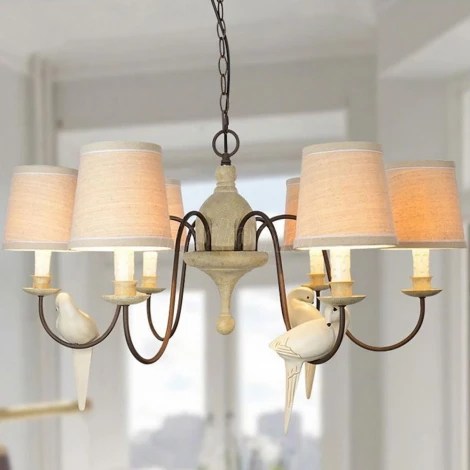 Подвесная люстра с птичками Loft It Birds LOFT1029A-6