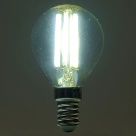 Лампа светодиодная филамент G45 шар 8W 175-265V E14 6400К Feron LB-1708 51261