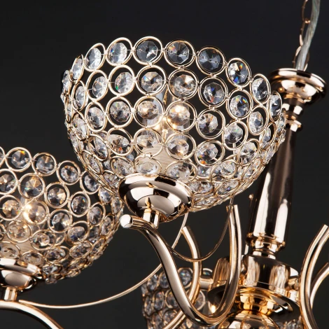 Подвесная люстра Eurosvet Mirage 30119/5 золото