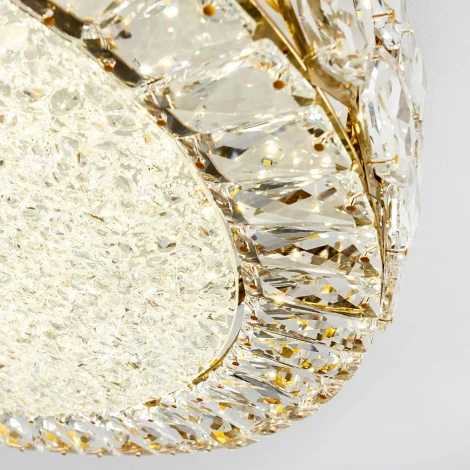 Потолочный светильник светодиодный хрустальный с пультом с регулировкой цветовой температуры LED4U LED4U L1181-500 BS