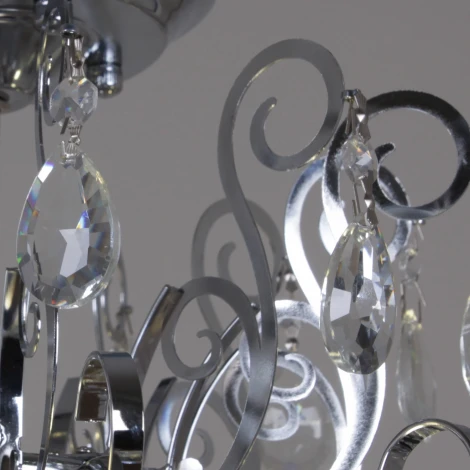 Потолочная люстра хрустальная на штанге Reluce 79030-0.3-600A CH