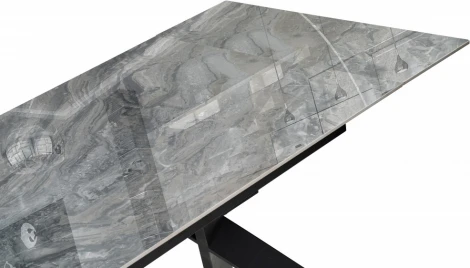 Керамический стол Хилбри 140 (Хилбри 140(200)х80х76 оробико / черный) Woodville арт.588050