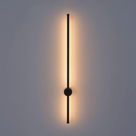 Настенный светильник светодиодный с диммером и сенсорным выключателем Lumion Bram 8308/14WL черный, металл LED 14W 3000K/4000/7000K 220V (регулировка яркости)