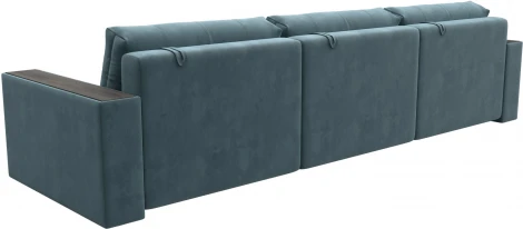 Диван прямой с декором Лига-049 НПБ Лонг Лига Диванов (Велюр) арт.128422