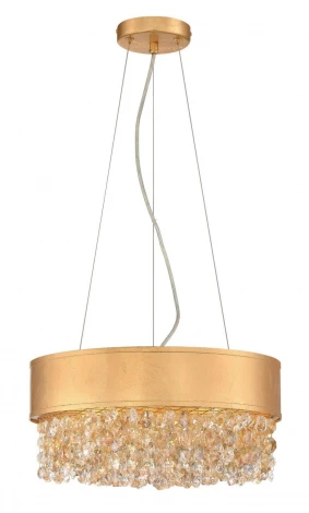 Подвесная люстра Lucia Tucci Fabian 1554.5 gold leaf (220V, на тросе)