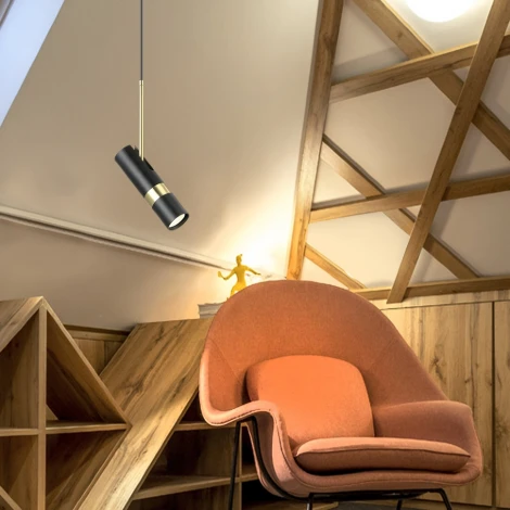 Подвесной светильник Lumien Hall Sauris LH8020/1P-BK-GD