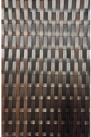 Комплект плетеной мебели YR822Br Brown-Beige (подушка бежевая) (Коричневый) Afina