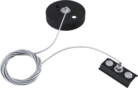 Подвес тросовый 1шт Unity черный (однофазный) Maytoni Technical TRA001CW-11B