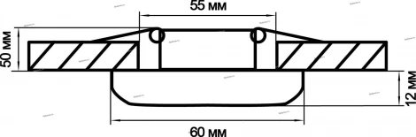 Встраиваемый точечный светильник Lightstar Monde 071057 (LED, 220V, IP44)