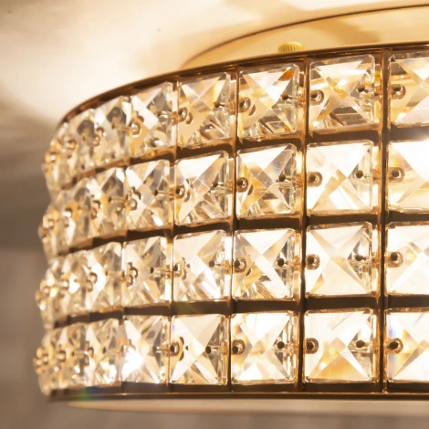 Потолочный светильник круглый Citilux Портал CL324152 (220V, хрусталь K9)