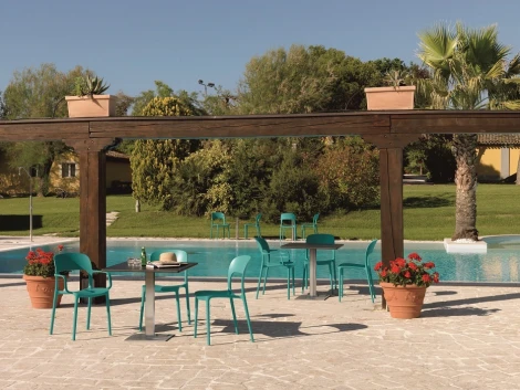 Стул GIPSY 40.09 (Z025 полипропилен в цвете турчезе) (арт.40,09.Z025)