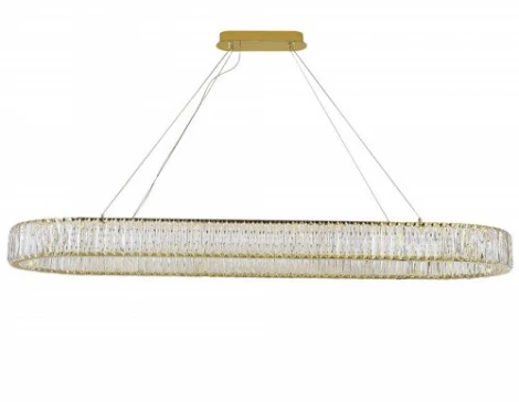 Подвесной светодиодный светильник Newport 8240 8240N/140 oval gold (220V, на тросе)