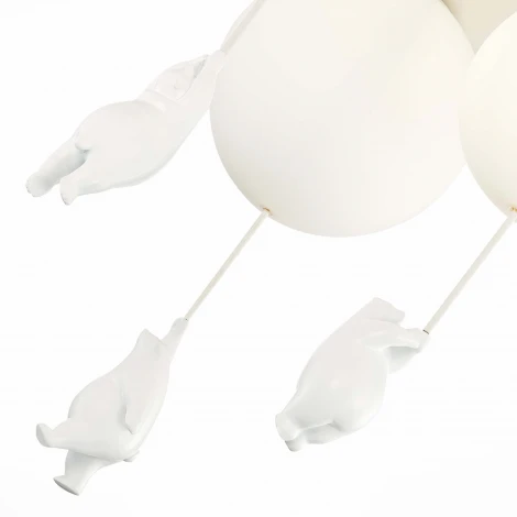 Потолочная люстра для детской Modena SLE115402-03 (220V, шарики, животные)