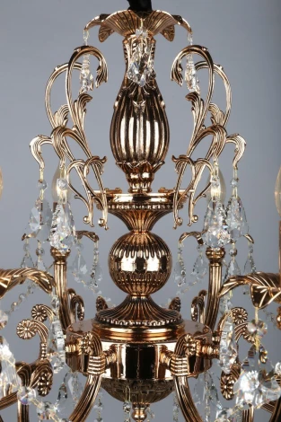 Подвесная люстра Omnilux Grosseto OML-77723-08 (220V, на цепи, подсвечник, свеча)