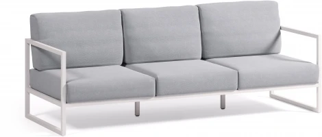 Диван уличный La Forma (ex Julia Grup) Comova (Белый,Синий/ Пена,Полипропилен,Алюминий,Металл,Искусственные волокна)