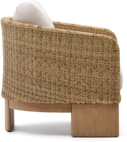 Кресло Xoriguer из искусственного ротанга и 100% массива эвкалипта La Forma (ex Julia Grup) арт.191752