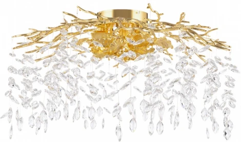 Потолочная люстра хрустальная Arte Milano Milano-3 23312.850.7.G9.B GD (220V)