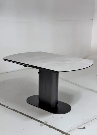 Стол KAI 140 TL-108 поворотная система раскладки, испанская керамика / Темно-серый / Черный М-City