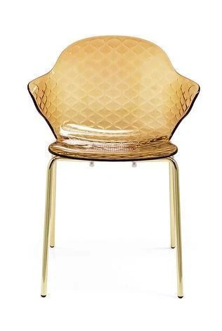 Стул Saint Tropez Calligaris металл Янтарный P276 поликарбонат