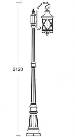 Наземный фонарь Oasis Light Lucerna Bg 84809/18