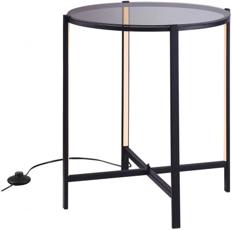 Торшер со столиком Lussole Loft Seattle LSP-0565 (LED, 220V, выключатель, IP21)