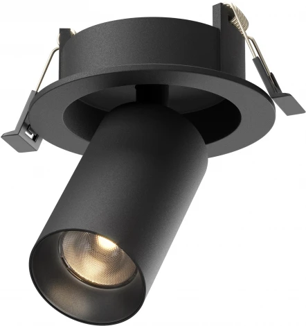 Встраиваемый светильник Maytoni Focus Led C071CL-7W3K-B (220V, круглые)