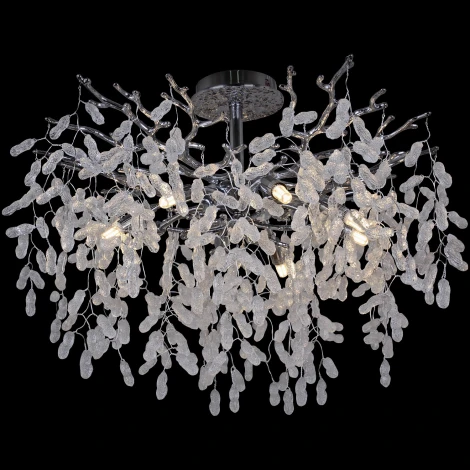 Потолочная люстра на штанге хрустальная Reluce 33029-0.4-600 CH