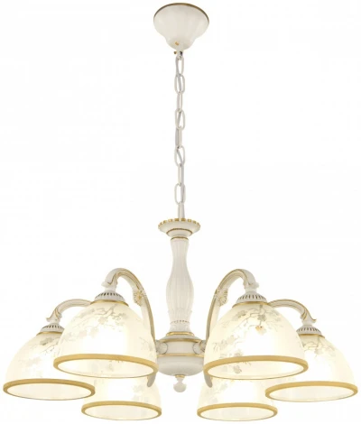 Подвесная люстра Arte Milano AM349737 349737/6 WT+G (220V, на цепи)