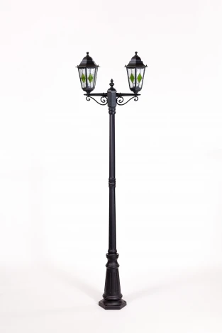 Наземный фонарь Oasis Light PETERSBURG lead GLASS 79809lgA Bl