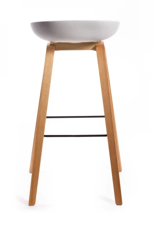 Стул барный Quadro белый
