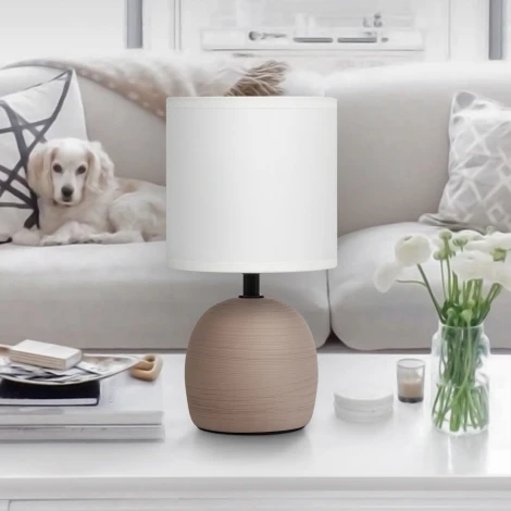 Интерьерная настольная лампа Rivoli Sheron 7044-503 (220V, выключатель, круглые)