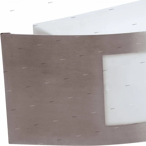 Светильник настенный уличный Horoz Mango, 1 плафон, никель с белым