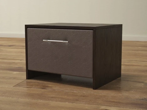 PROxSON Тумба Varna (ЛДСП Венге+экокожа Дуб венге с коричневым) 51x40