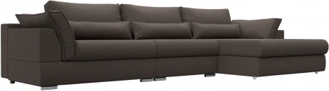 Диван угловой Пекин Long угол правый Лига Диванов (Рогожка) арт.122940