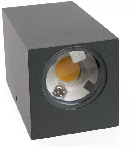 Архитектурная подсветка Feron Корфу 48488 DH055, 2*5W, 800Lm, 4000K, серый Бостон (LED, 220V, IP54)
