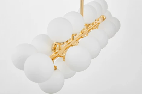 Потолочная люстра на штанге Lumina Deco Marsiada LDP 6033-24 GD