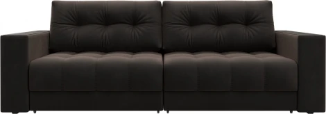 Диван прямой с декором Лига-049 НПБ Лига Диванов (Велюр) арт.128391