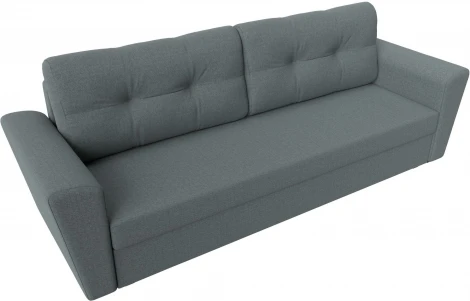 Диван прямой Амстердам Лайт (Серый/Рогожка) Лига Диванов арт.121134