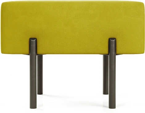 Маленькая радость Пуф прямоугольный на ножках, горчичный D1 furniture арт.AAA41673004