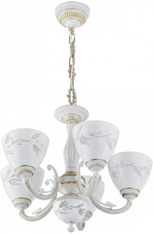 Подвесная люстра Arte Milano AM343659 343659/5 WT+G (220V, на цепи)